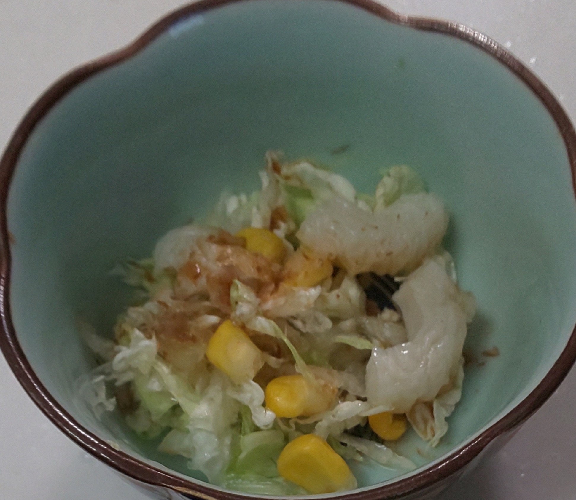 ちくわ☆コーンの白菜サラダ(*^-^*)