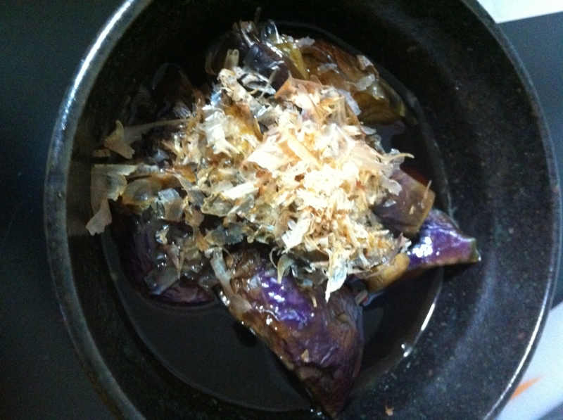 簡単!ピリ辛ナスの煮浸し♡