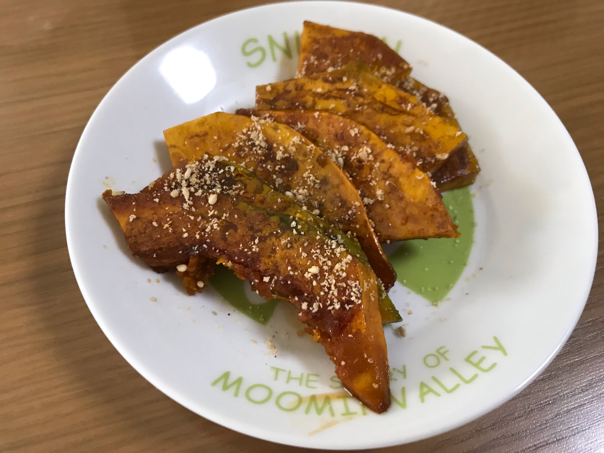 かぼちゃの豆板醤炒め