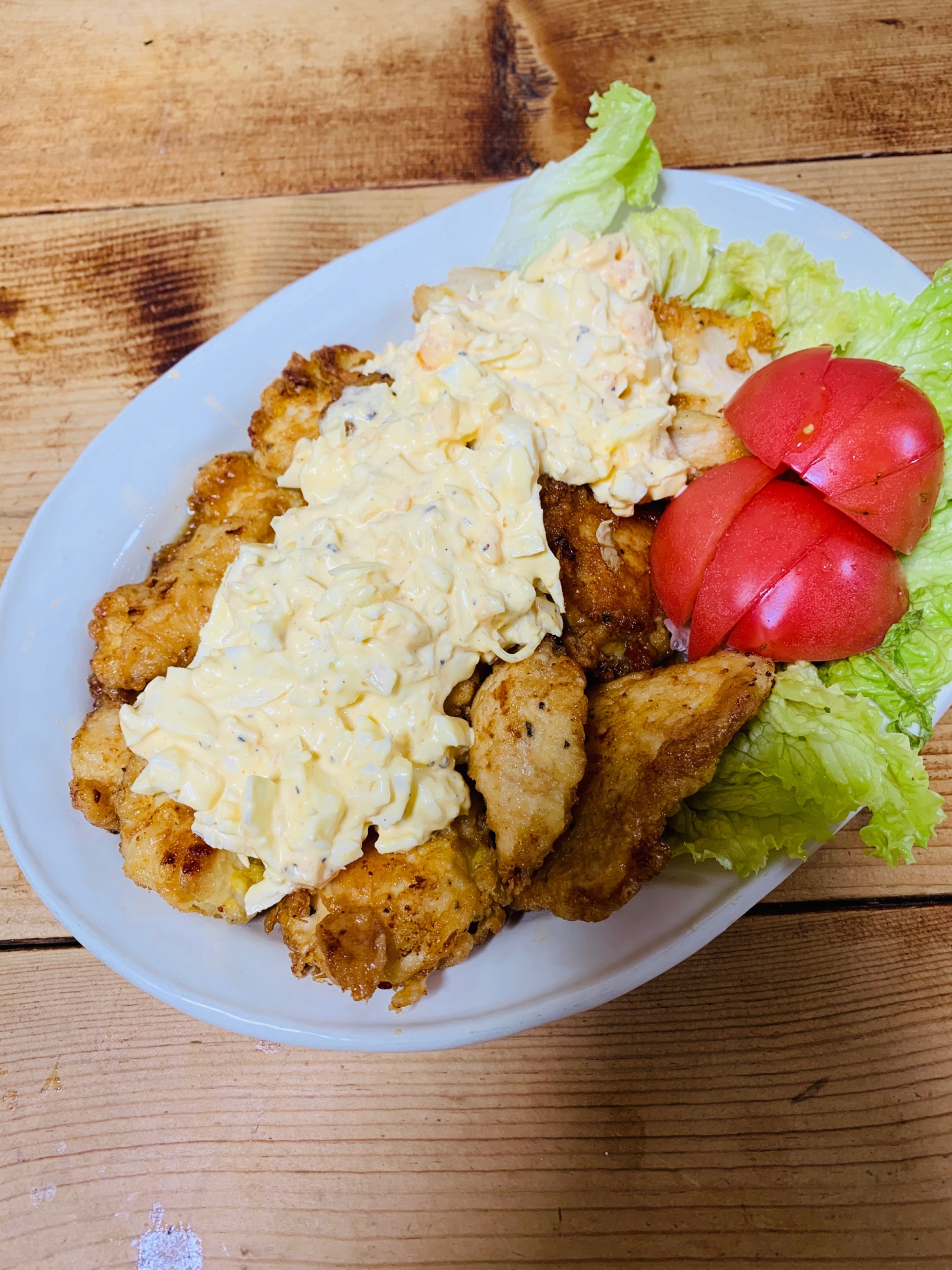 鶏むね肉でチキン南蛮