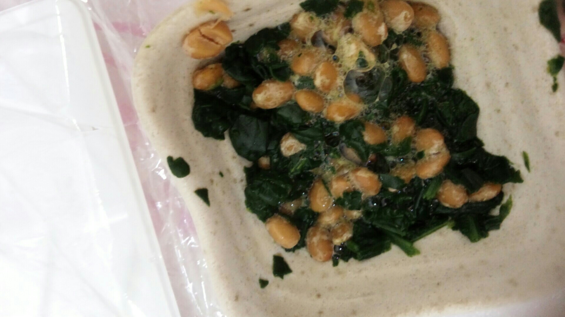 離乳食後期 ほうれん草の納豆和え レシピ 作り方 By たくみ905 楽天レシピ