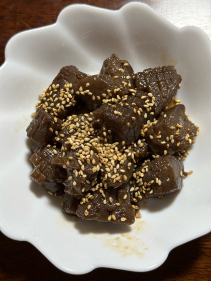 簡単！こんにゃくの甘辛煮