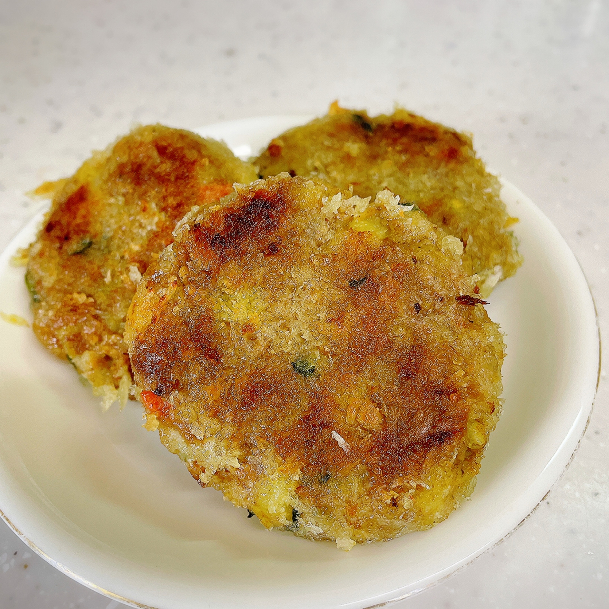 ドライカレーリメイク、焼きコロッケ✨