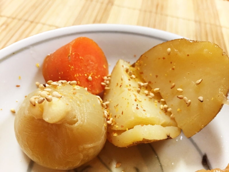 tacookメニュー！3種の野菜のめんつゆ煮