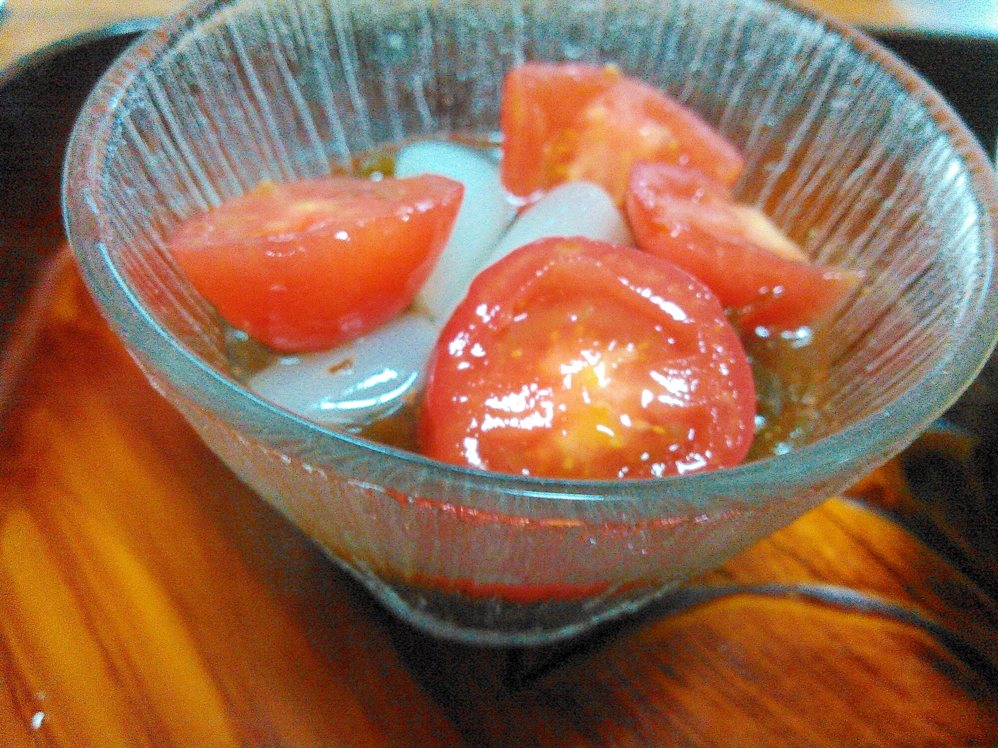 らっきょうトマトもずく酢の物 レシピ・作り方 by あけぼのマジック