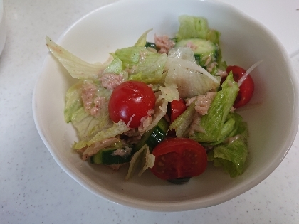 ♡レタスとツナでシャキシャキナムル