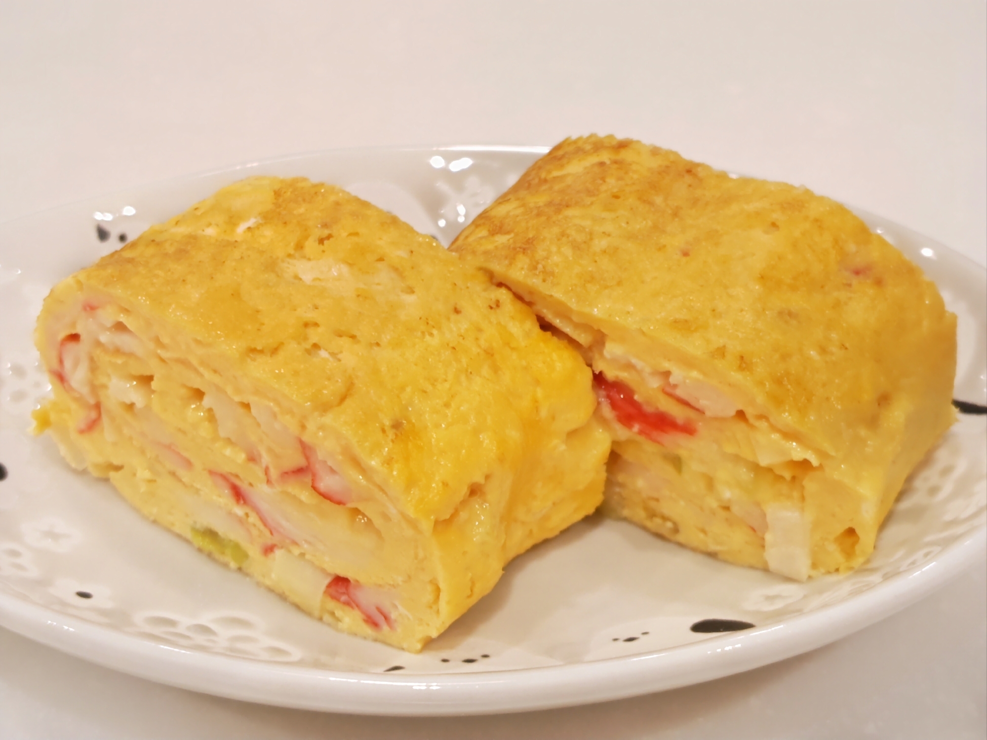 ♡カニカママヨポン卵焼き