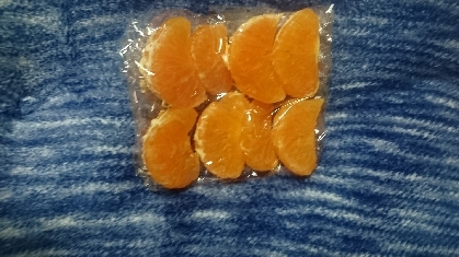 オレンジ冷凍保存出来ました＼(^^)／これでかびらず食べれます✨ありがとうございますo(^-^o)(o^-^)o
