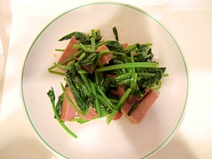 ほうれん草とスパムのバターソテー レシピ 作り方 By Kkikk 楽天レシピ ほうれん草とスパムのバターソテー レシピ 作り方 By Kkikk 楽天レシピ