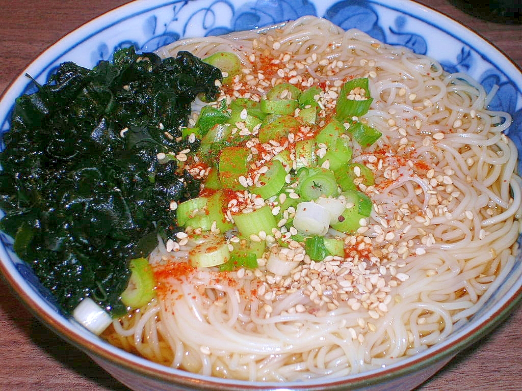 5分で♪ヘルシーなにゅうめん