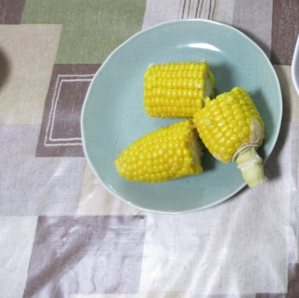 フライパンで簡単焼きトウモロコシ