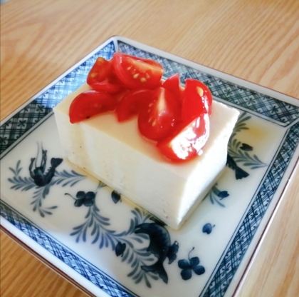 豆腐にトマト美味しかったです(*^-^*)
ご馳走様でした♪