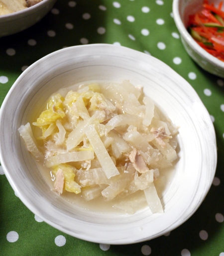 野菜とツナの塩麹煮