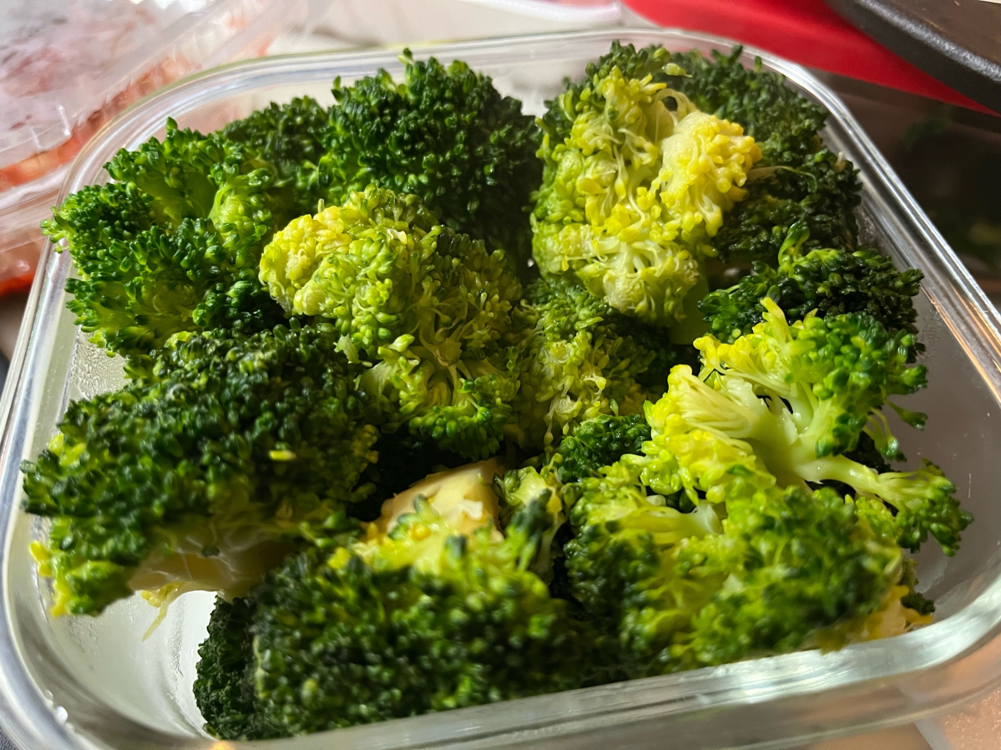 コンソメ蒸しのブロッコリー