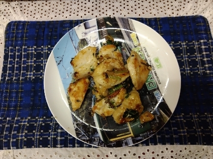 鶏肉と小松菜の炒め物