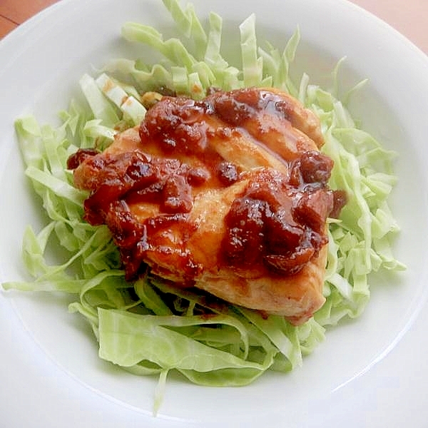 6分!夏のお弁当にも❤鶏肉の梅照り焼き♪