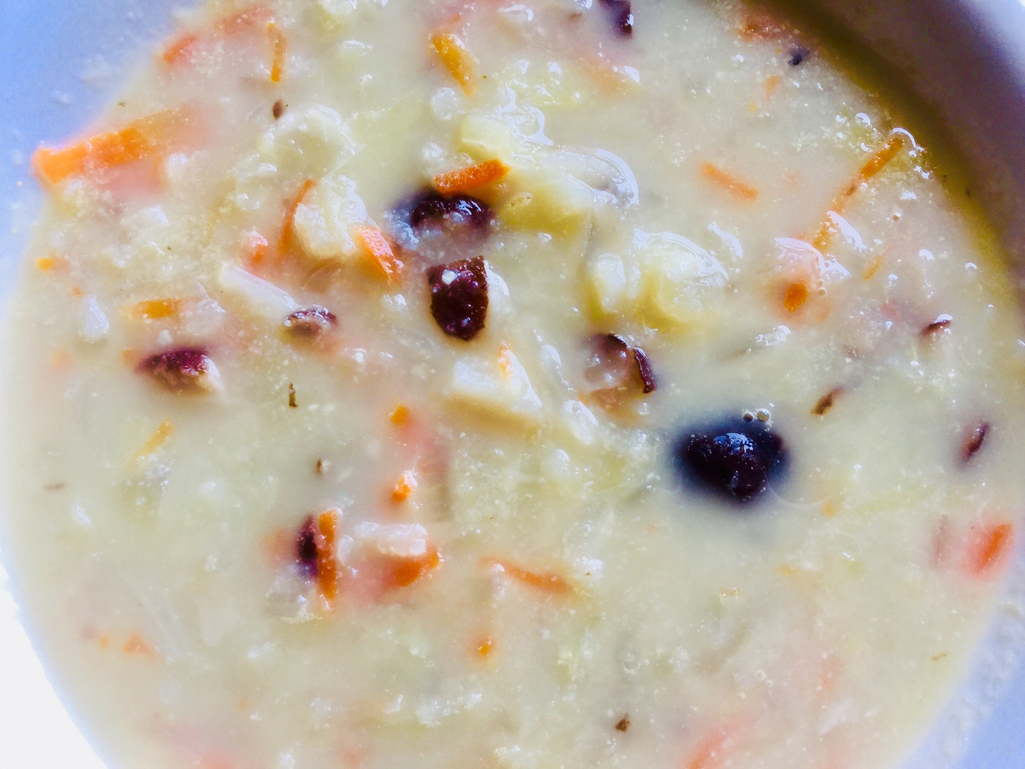 椎茸とジャガイモのクリームスープ