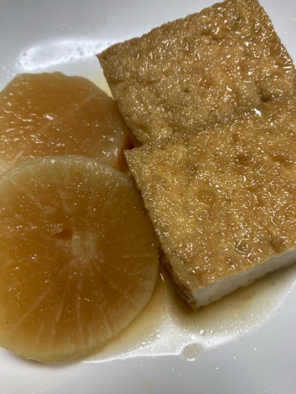 厚揚げと大根の煮物