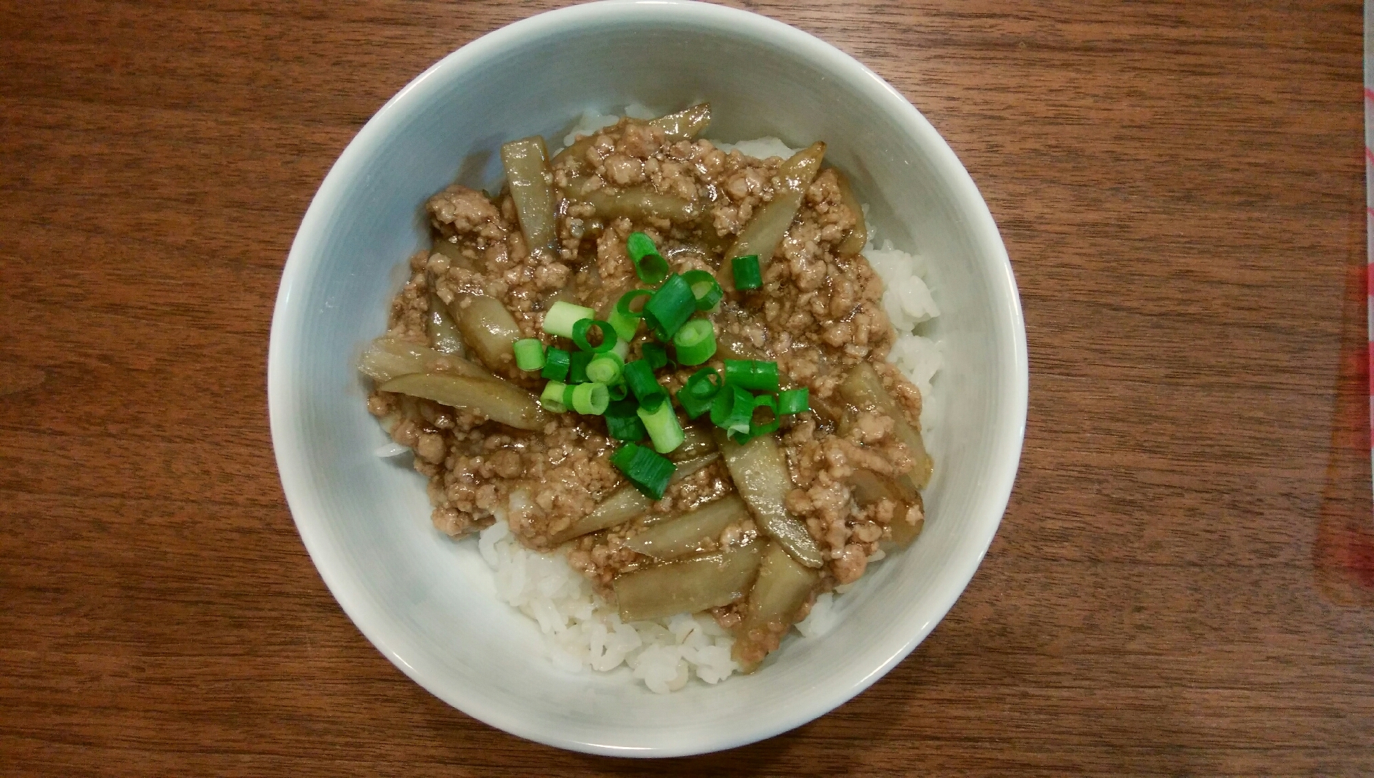 豚ゴボウのそぼろあんかけ丼