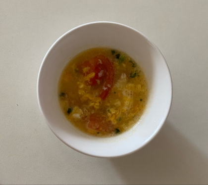 トマトとエリンギのたまごスープ
