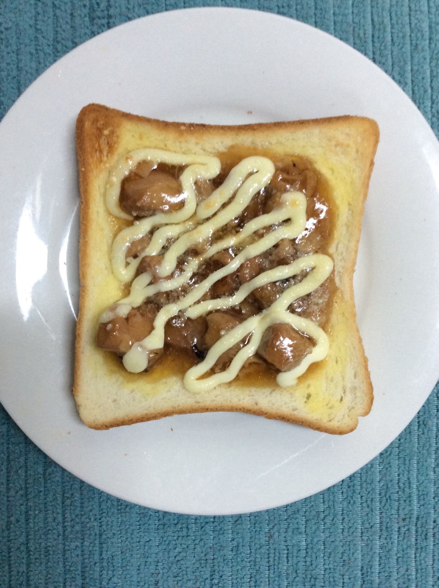 やきとり缶で♪マヨチーズトースト レシピ・作り方 by ハトリーナ