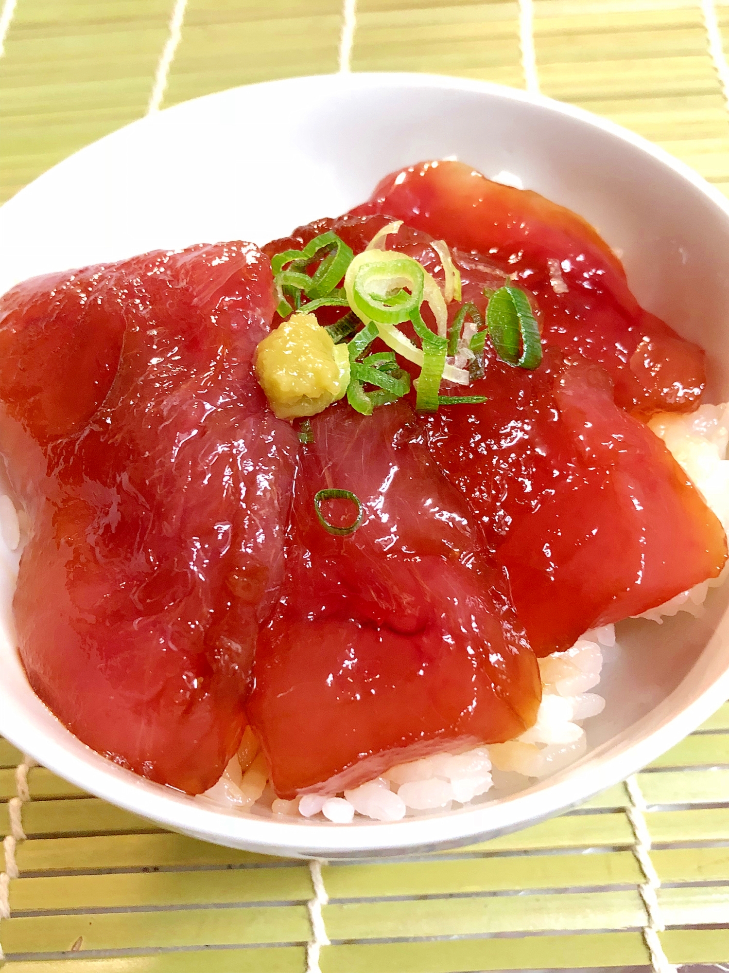 簡単！まぐろの漬け丼