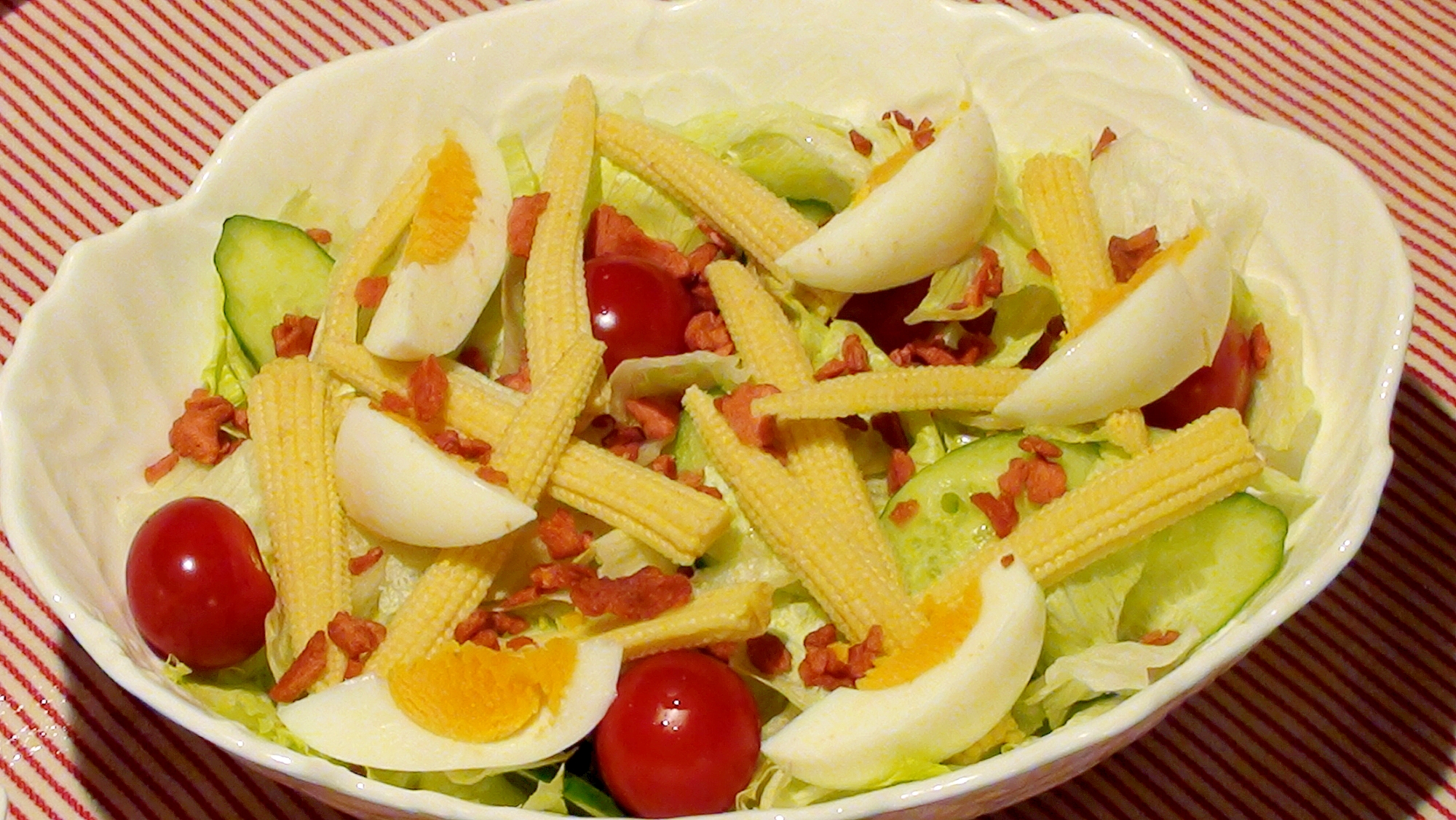 ベビーコーン入り彩りサラダ レシピ 作り方 By とこと11 楽天レシピ ベビーコーン入り彩りサラダ レシピ 作り方 By とこと11 楽天レシピ