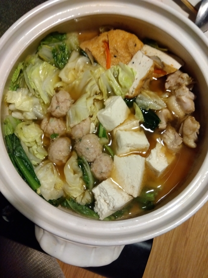 厚揚げ鍋焼きうどんその2