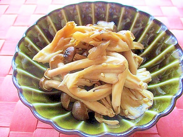 レンジで簡単！きのこのポン酢煮