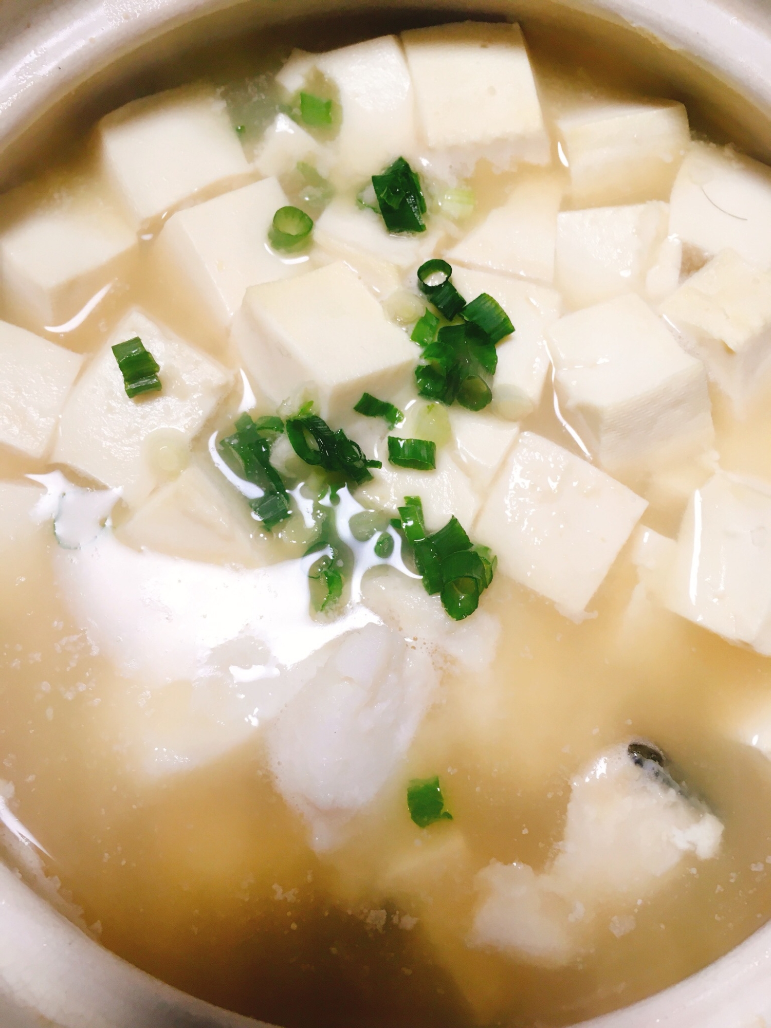 鱈と豆腐の味噌鍋
