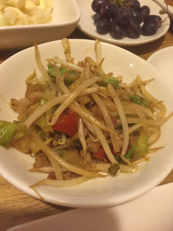 豚コマの野菜炒め