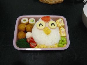 キャラ弁♪鳥親子♪