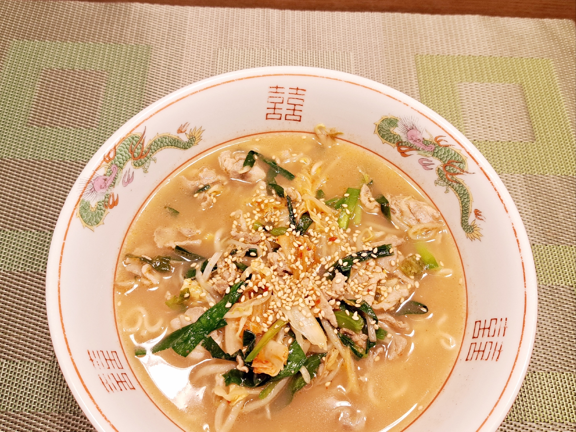 インスタントラーメンで！豚キムチラーメン