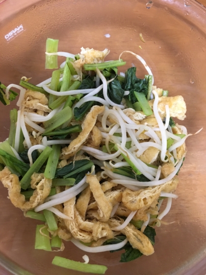 【簡単！】めんつゆ電子レンジで作る小松菜のおひたし