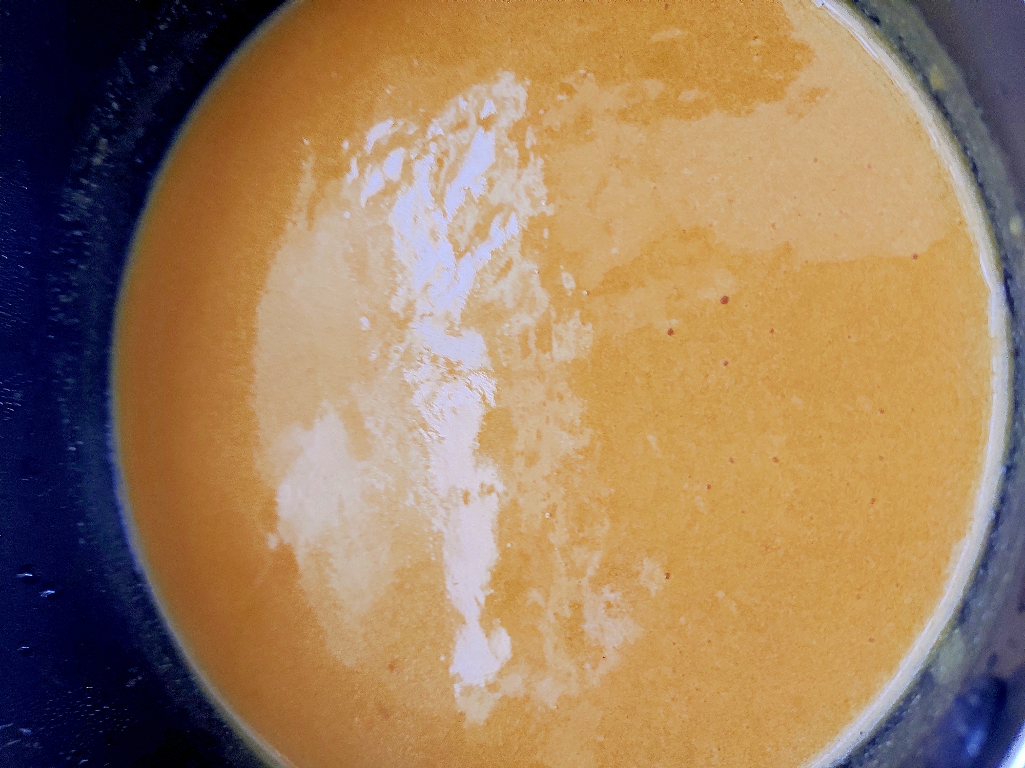 離乳食　かぼちゃと高野豆腐のスープ