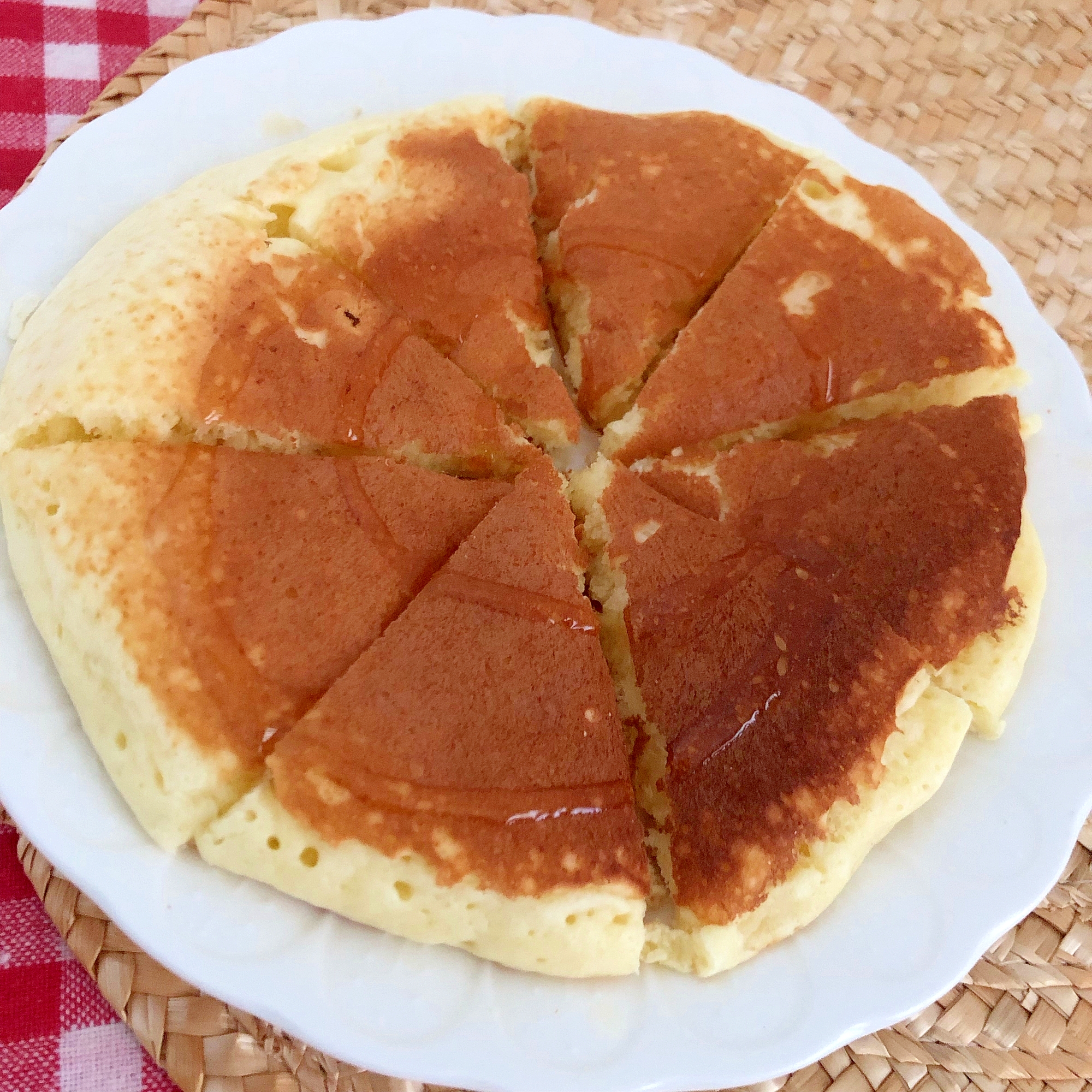 卵白のホットケーキ