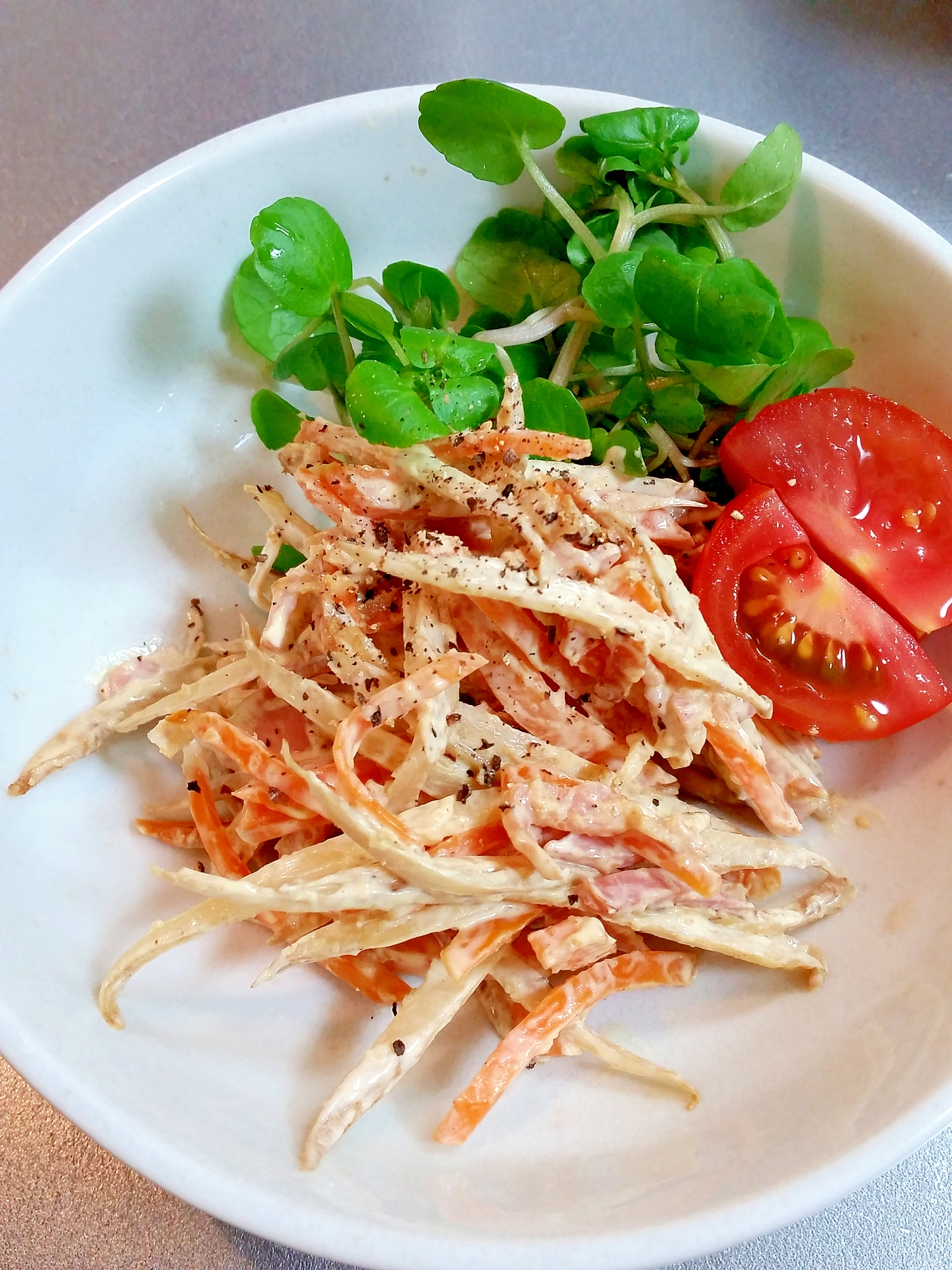 簡単作り置き♪ごぼうサラダ