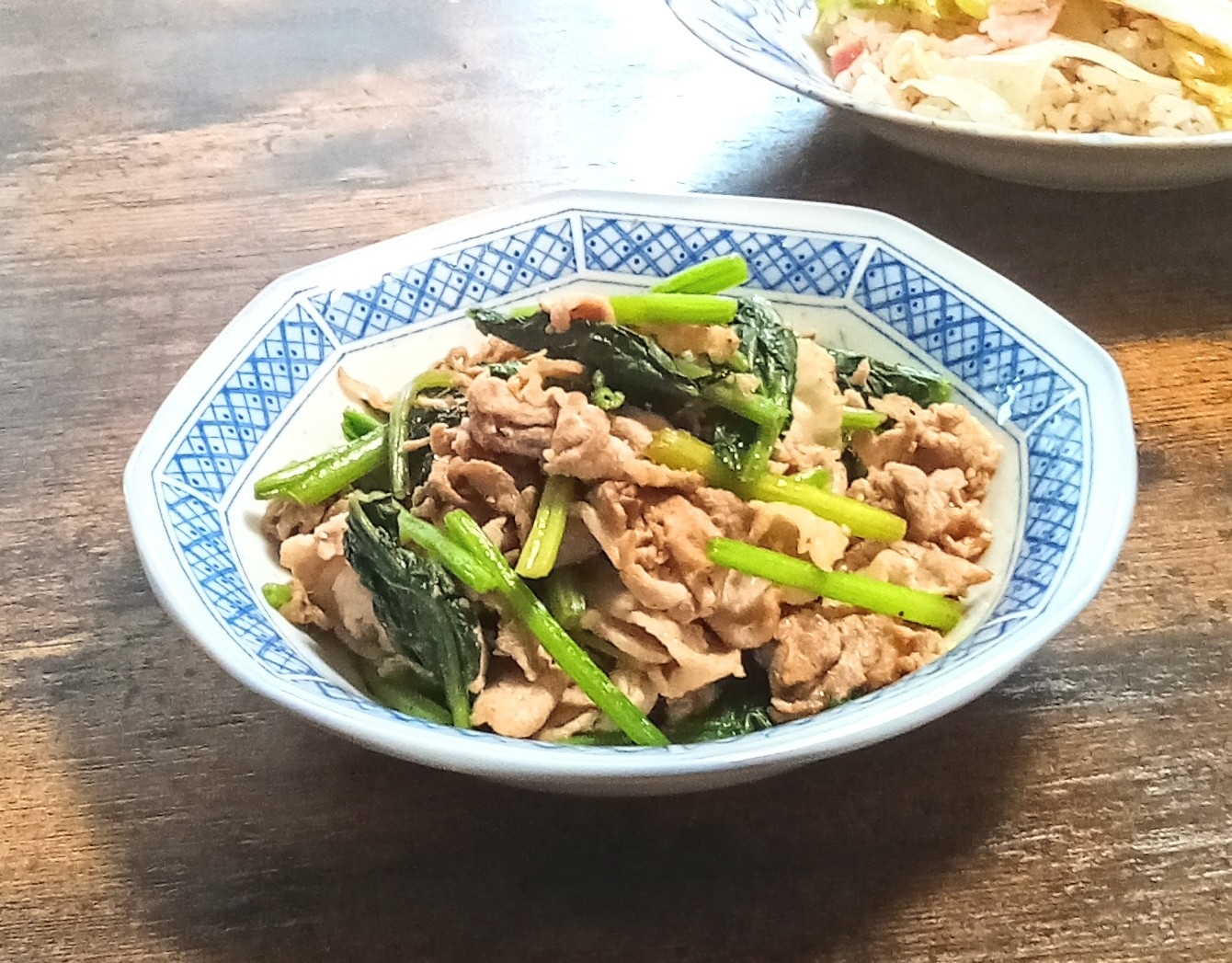 豚こま肉とほうれん草De炒め物〜今日は超簡単！〜