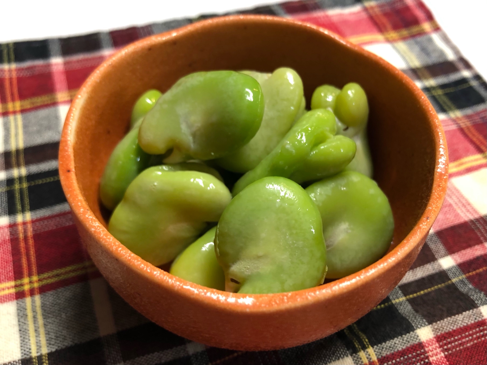 おつまみ❤️そら豆の塩ゆで