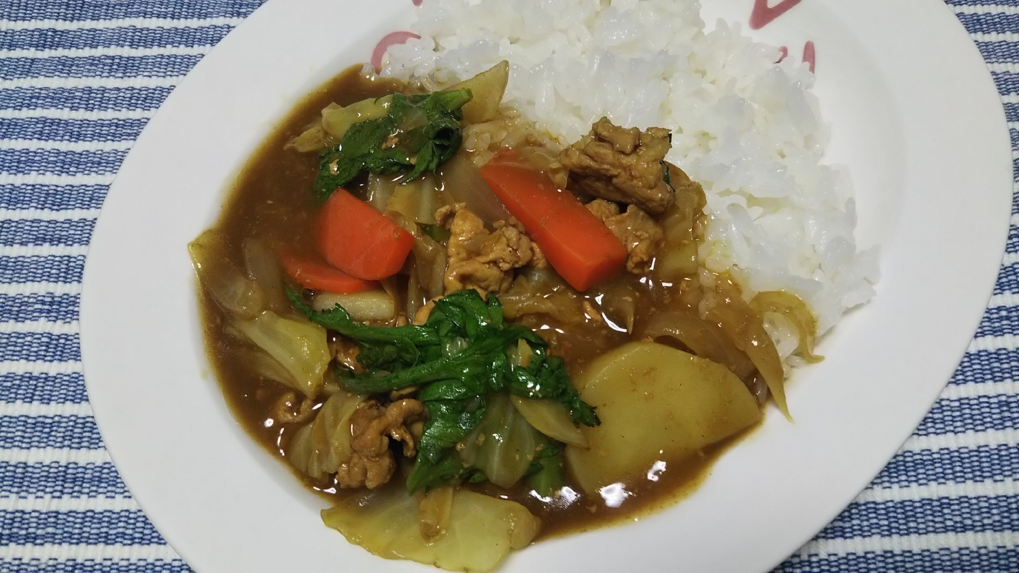 豚肉と彩り野菜カレー☆