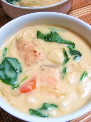 鮭と里芋の簡単和風シチュー