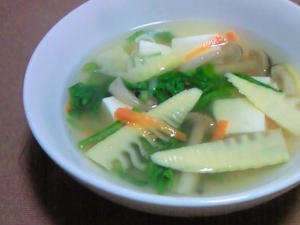 具だくさん中華スープ