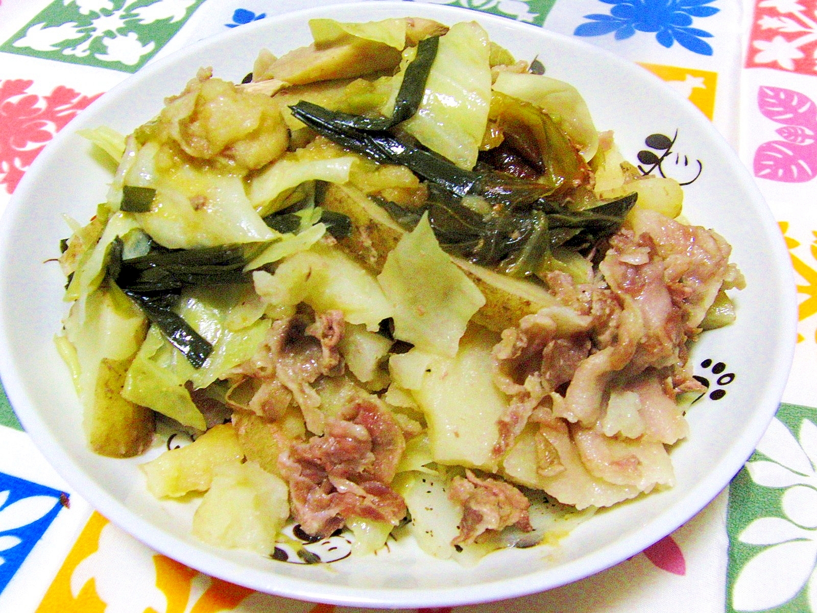 野菜たっぷり♪豚とたっぷり野菜の重ね蒸し