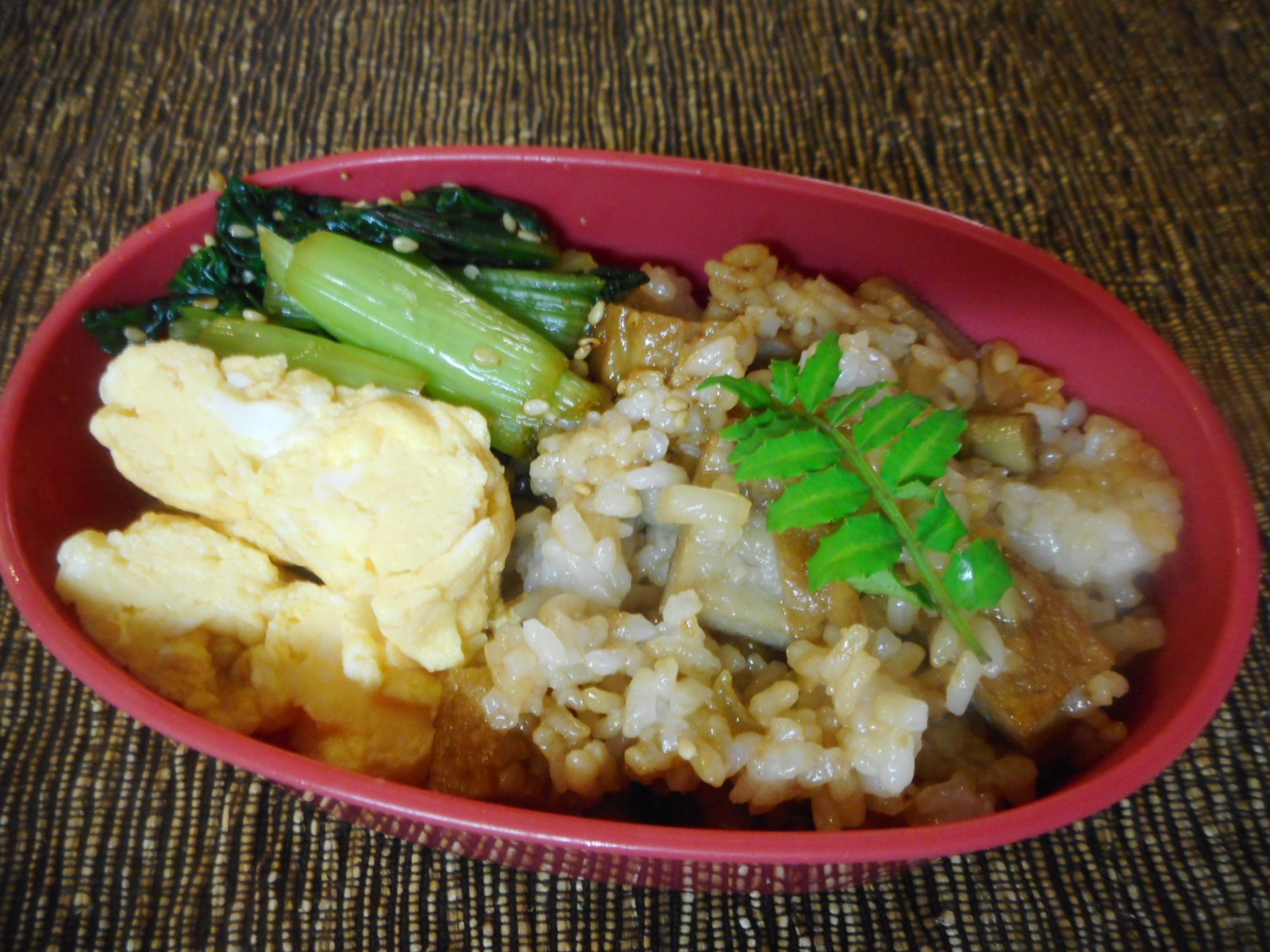 じゃこ天とゴボウのチャーハン弁当