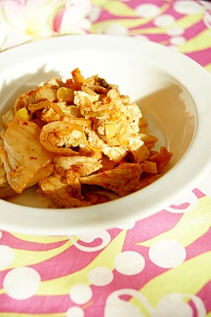 豚キムチ★レンジで簡単に!