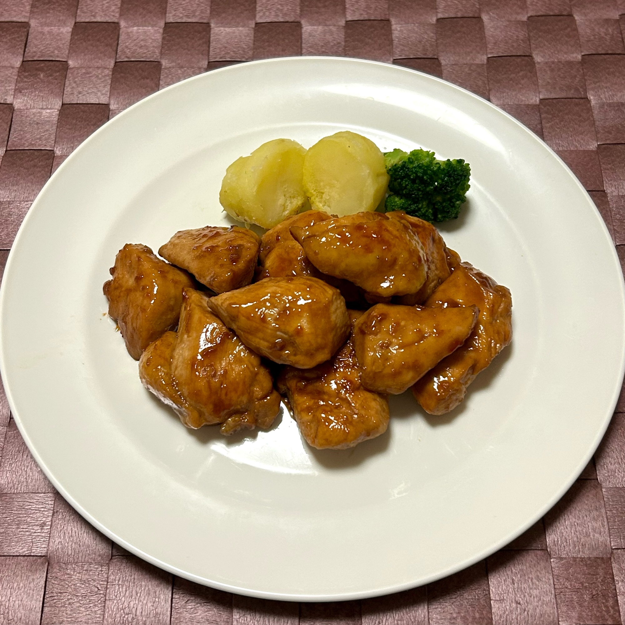 【簡単】鶏肉のぶどう酢炒め