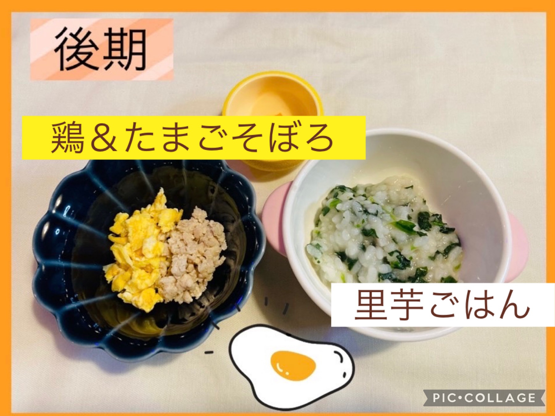 離乳食後期　鶏そぼろごはん