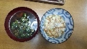 オクラと豆腐のお味噌汁