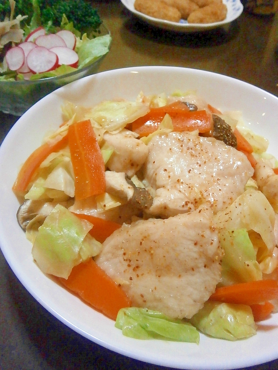 ヘルシー 茹で鶏胸肉と蒸し野菜のポン酢和え レシピ 作り方 By はちわれ413 楽天レシピ