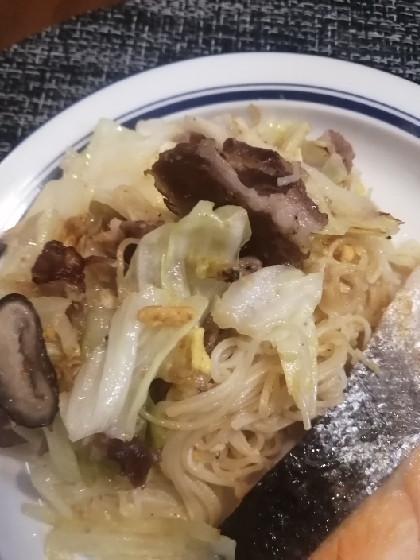 チャプチェ風そうめんチャンプルー